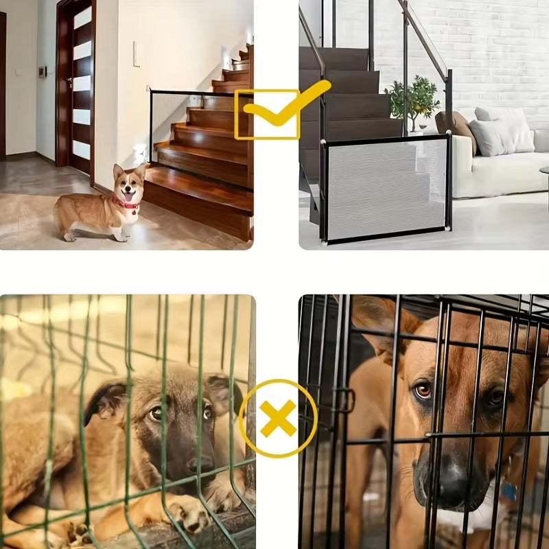 PetSafe Foldable Mesh Gate – Multi-Functional Indoor & Outdoor Barrier
